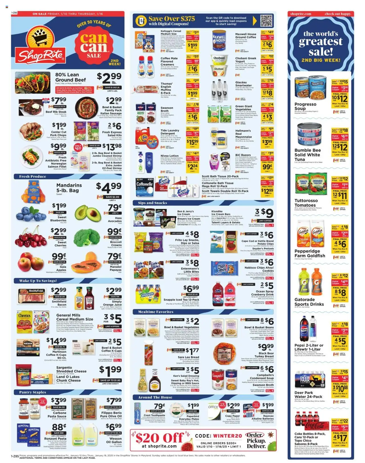 ShopRite Weekly Ad (01/10 - 01/16 2025) - Flyer