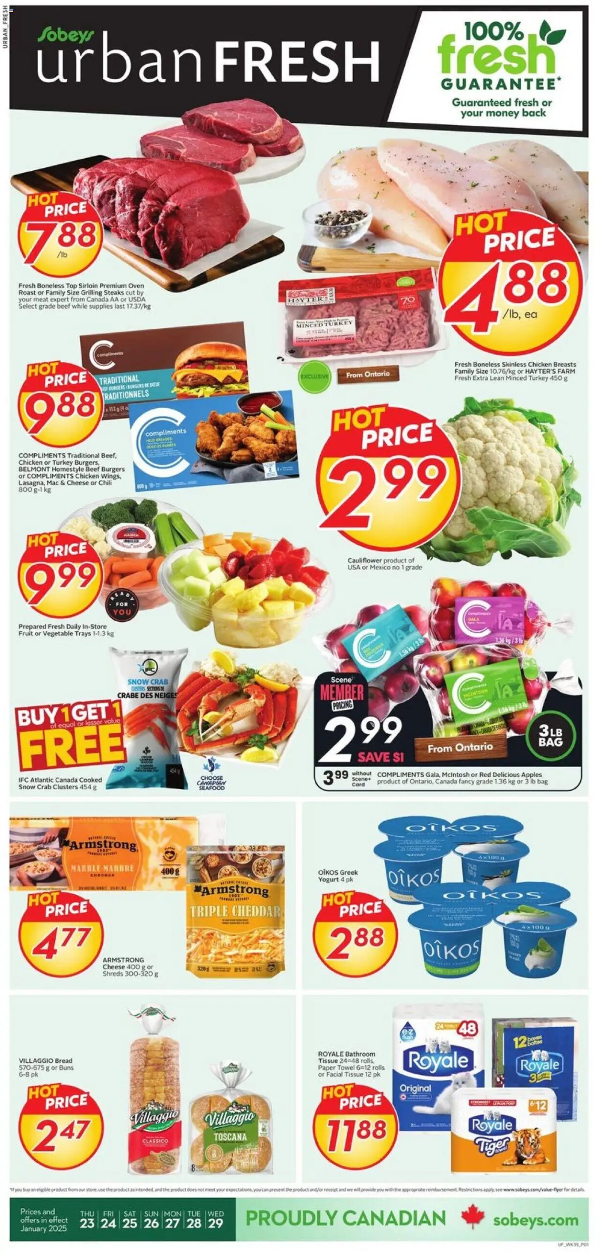 Sobeys - Weekly Flyer - Urban Fresh from Jan 23, 2025 > weekly specials & deals