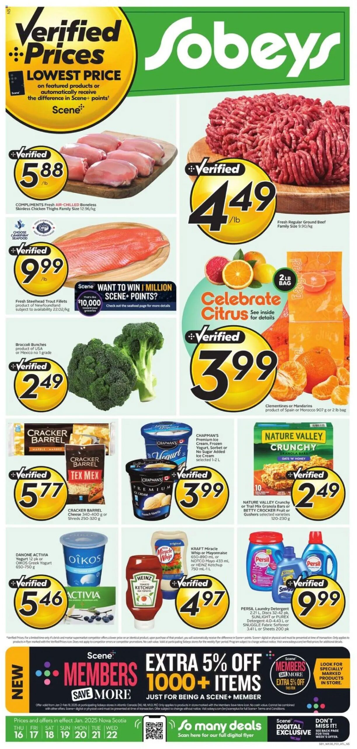 Sobeys flyer - NS from Jan 16, 2025 > weekly specials & deals