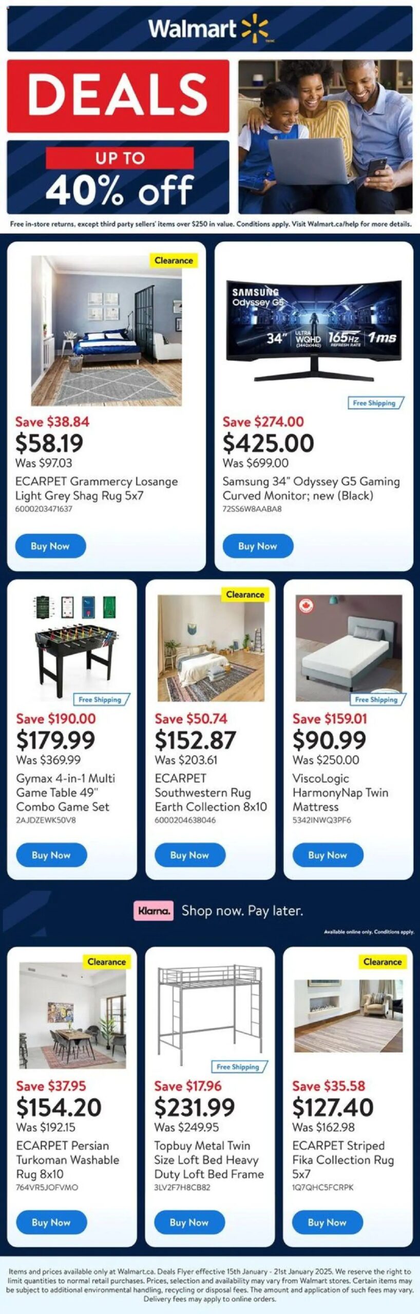 Walmart - Deals of the Week from Jan 16, 2025 > weekly specials & deals