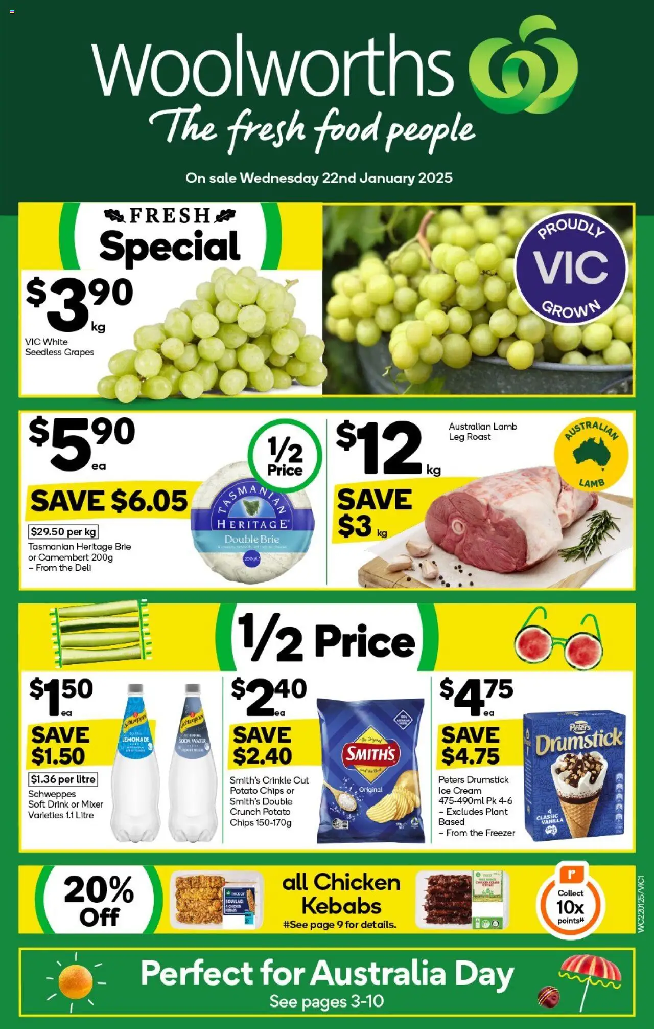 ﻿﻿Woolworths catalogue valid from 22/01/2025 > Online Australia