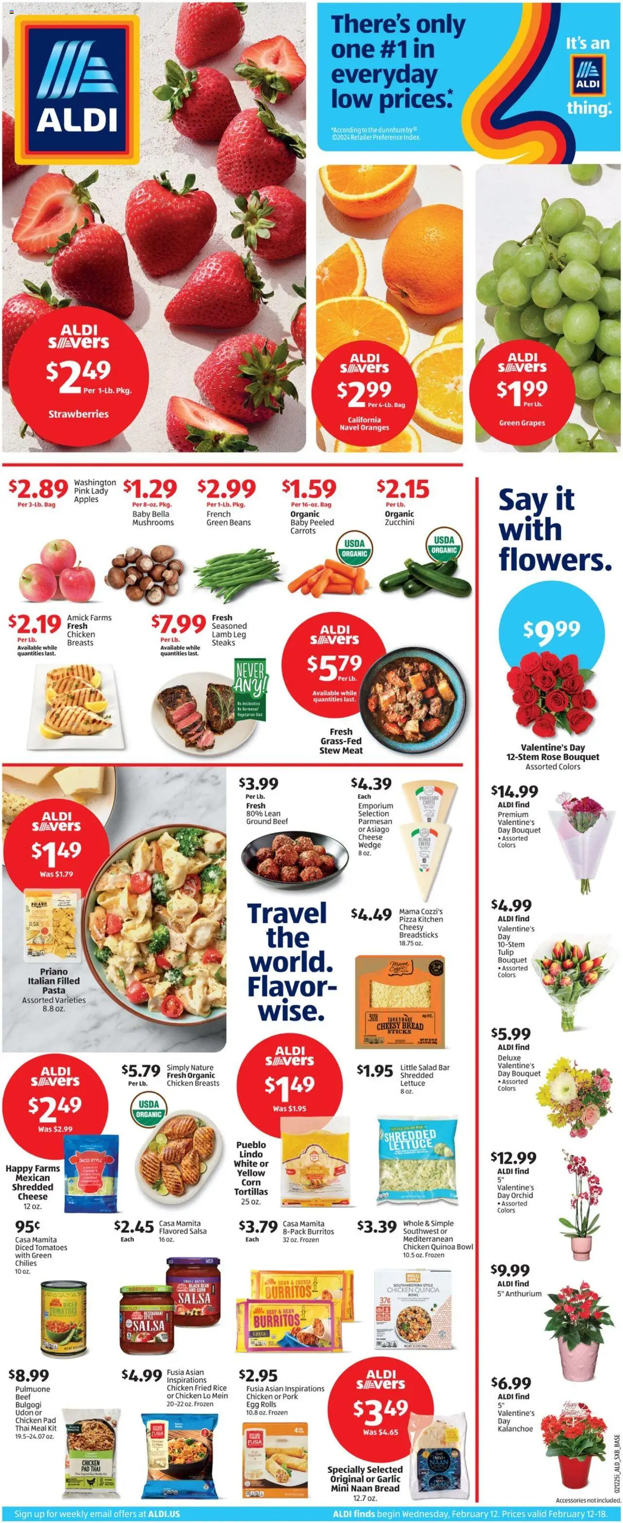 Aldi Weekly Ad from 02/12/2025 - Flyer, Sales ad - Page number 1