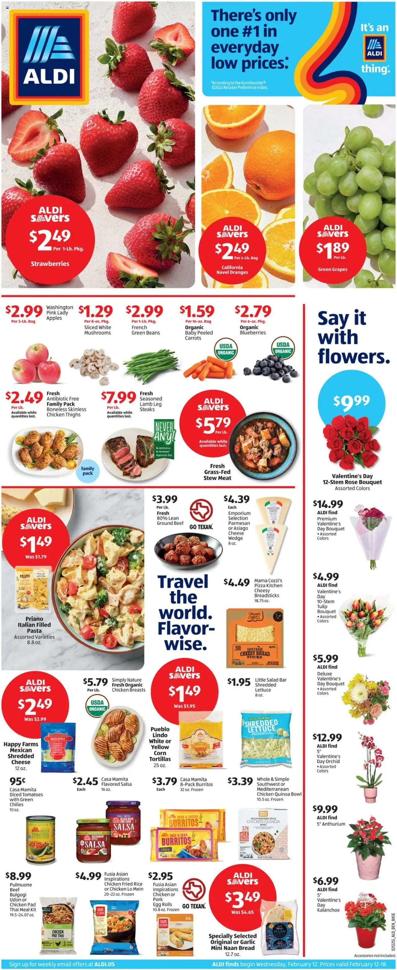 Aldi Weekly Ad from 02/12/2025 - Flyer, Sales ad - Page number 1