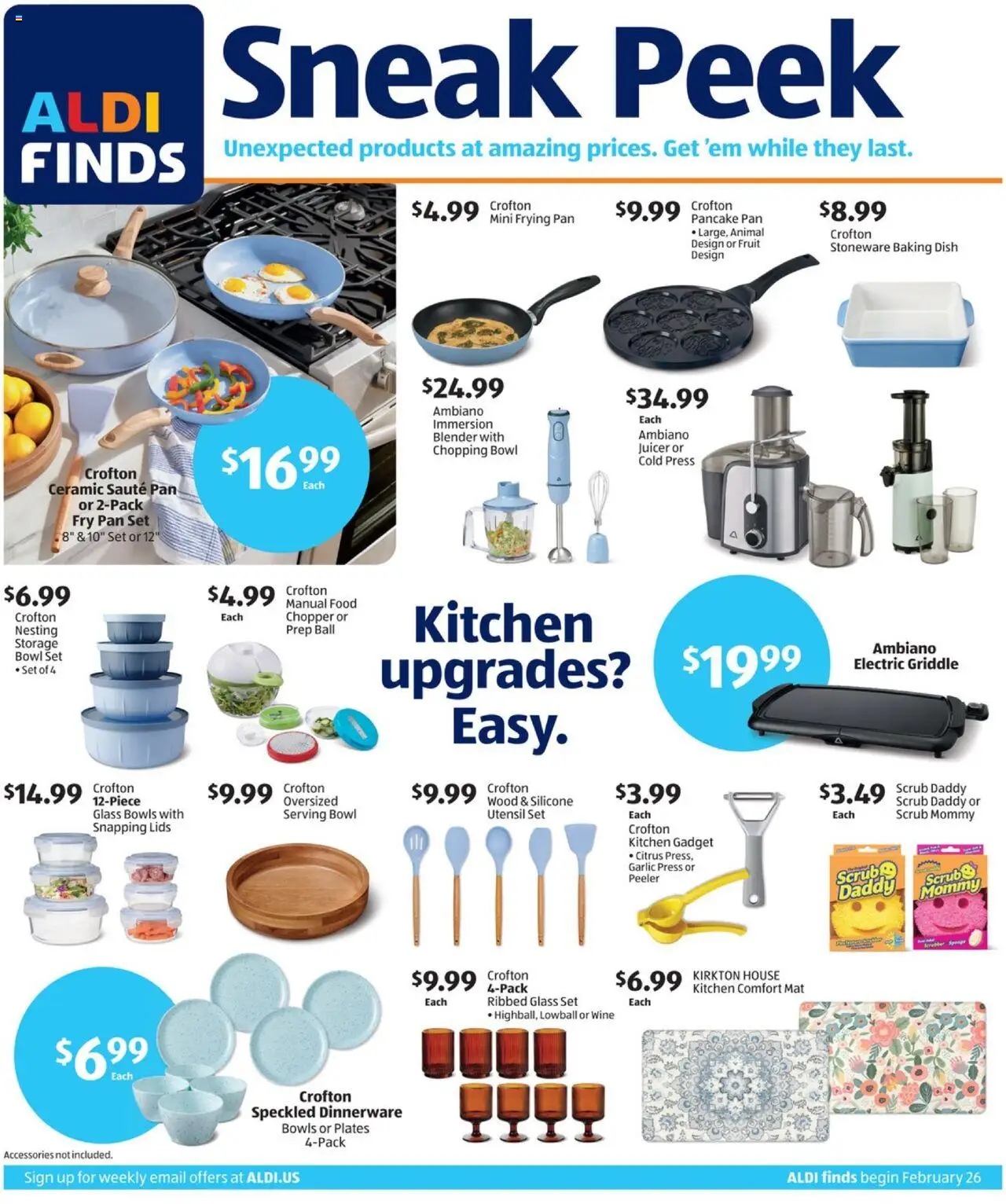 Aldi Weekly Ad from 02/26/2025 - Flyer, Sales ad - Page number 1