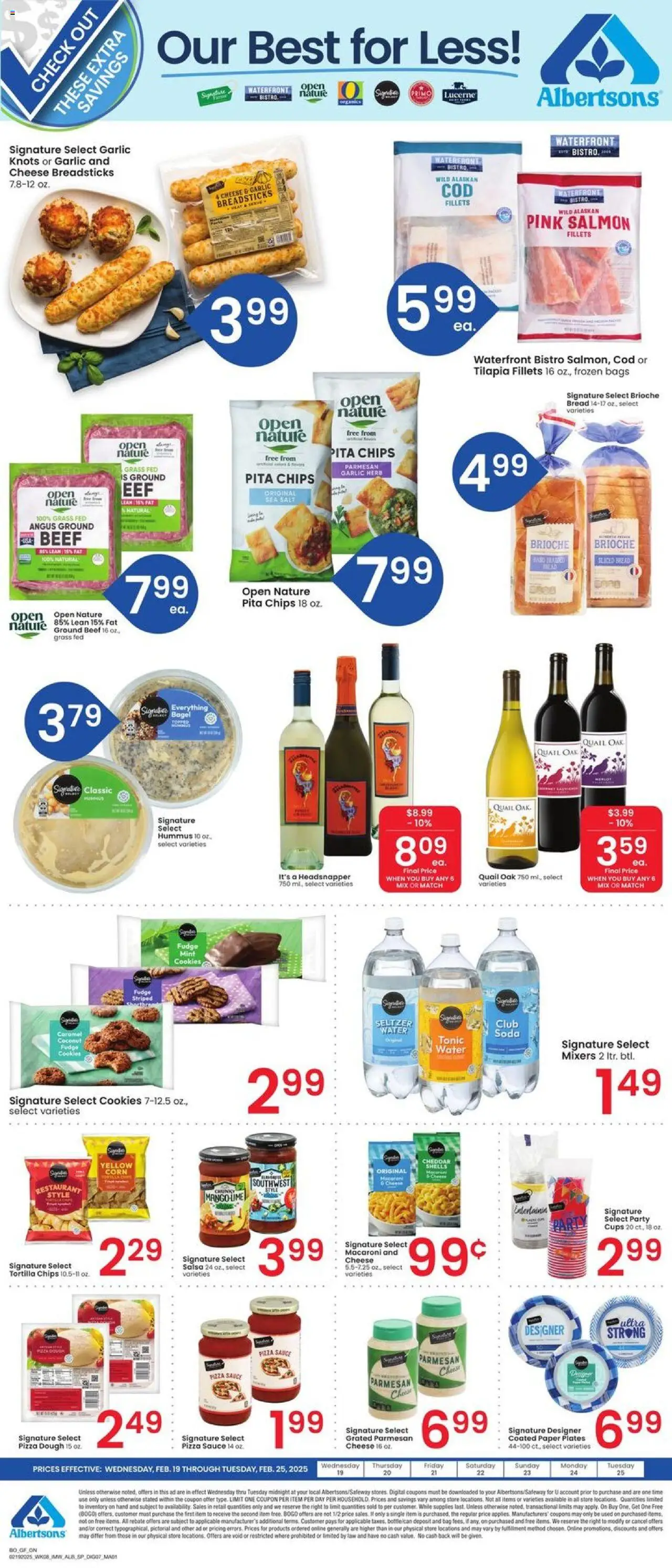 Albertsons Specialty Publication from 02/19/2025 - Flyer - Page number 1