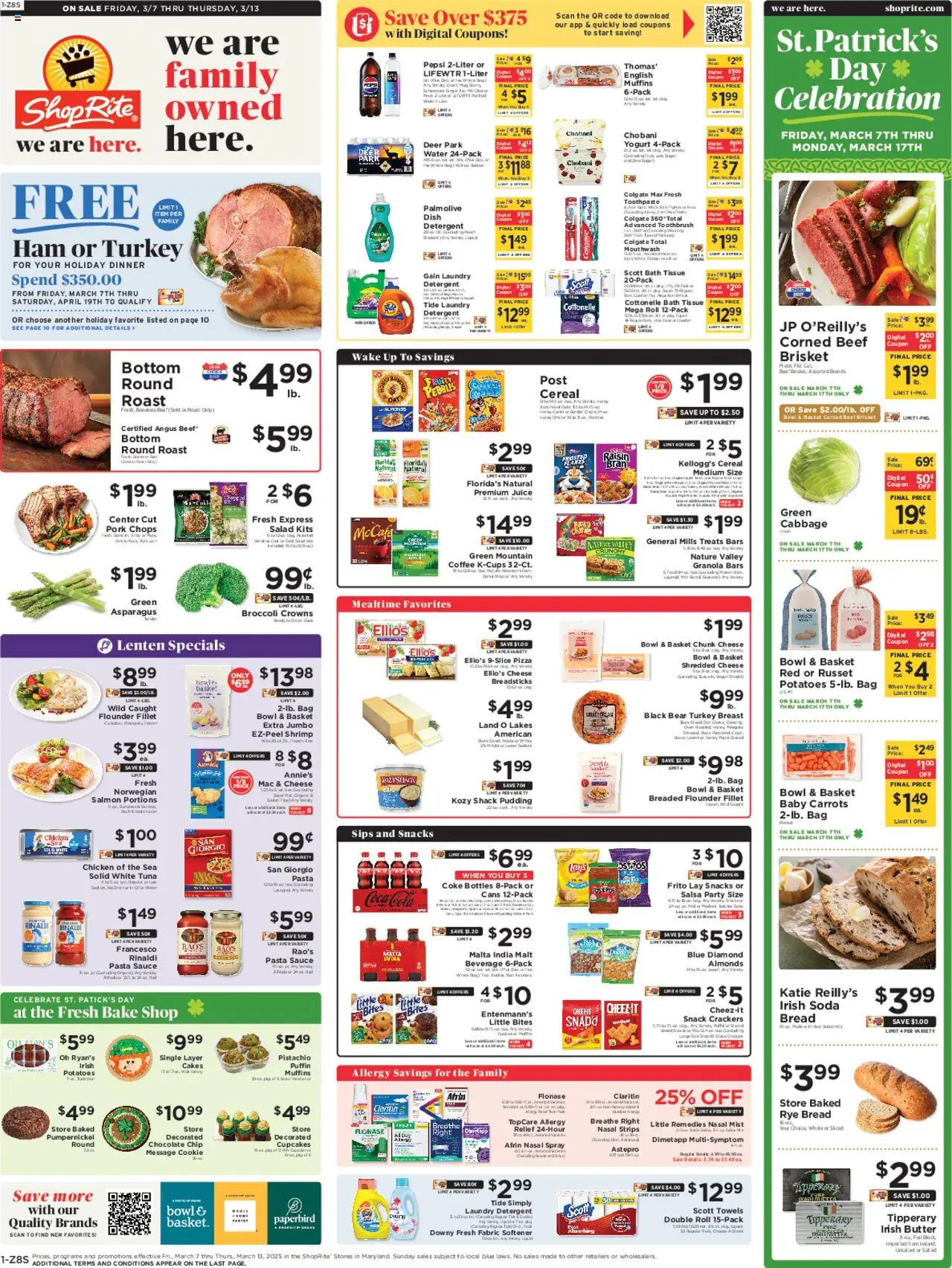 ShopRite Circular from 03/07/2025 >> Weekly Ad, flyer - Page number 1