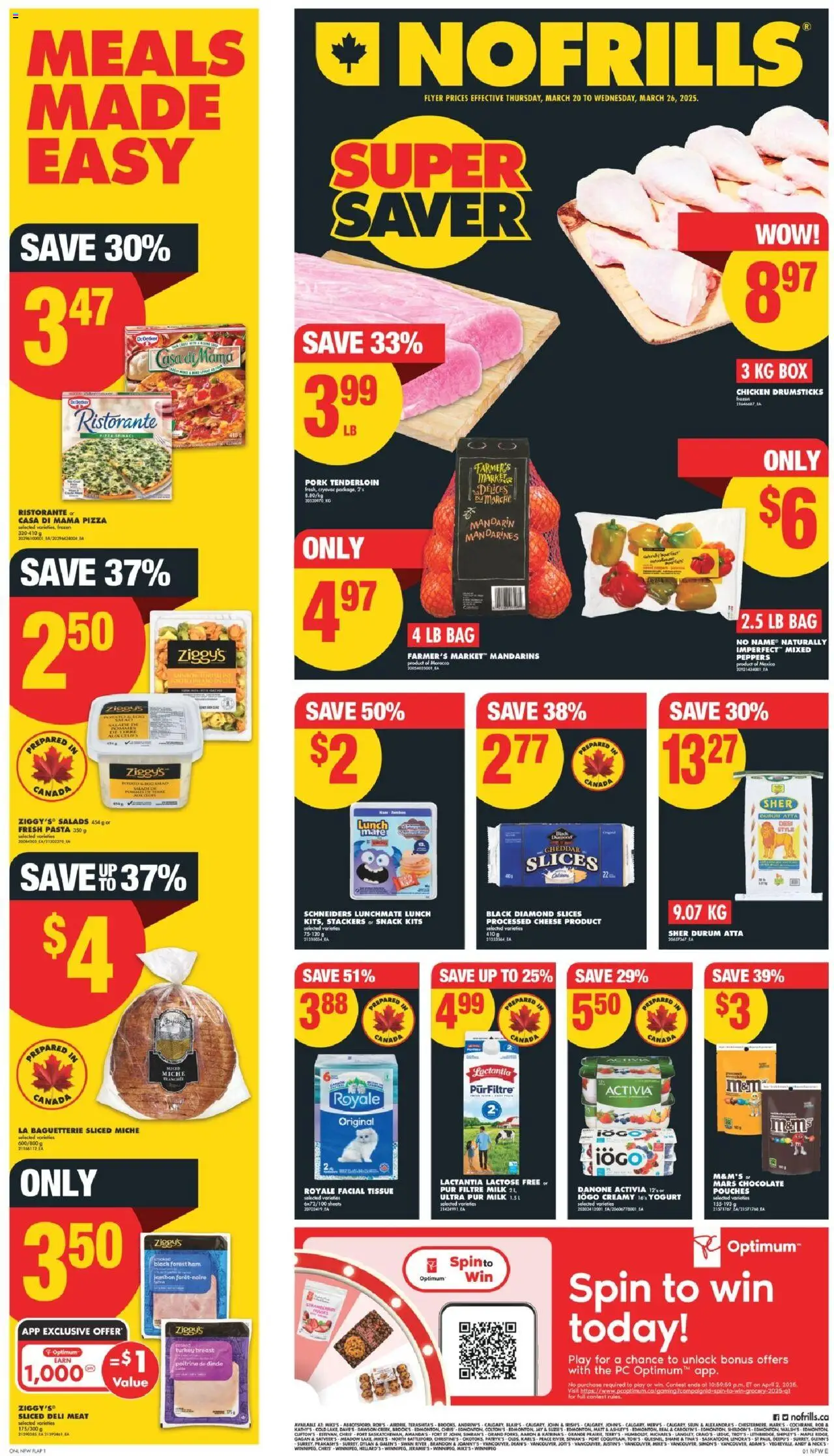 No Frills flyer valid from Mar 20, 2025 - page number 1