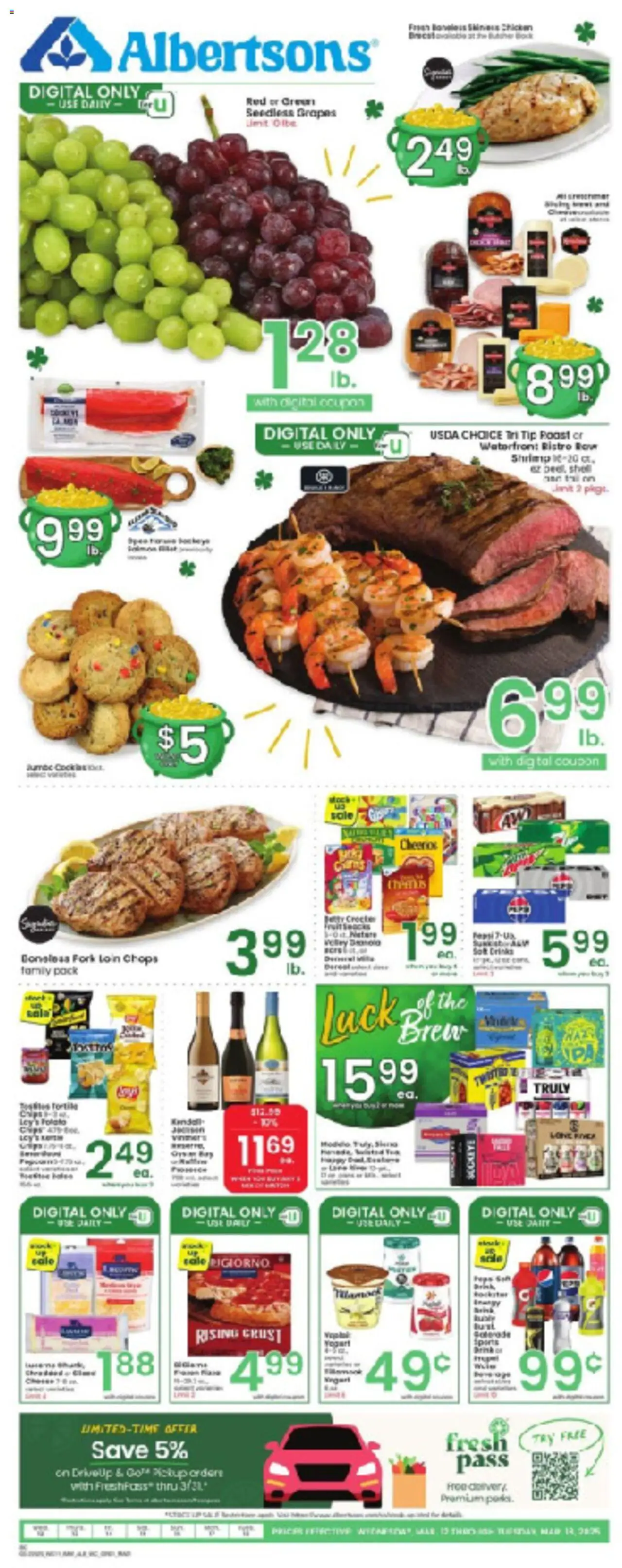 Albertsons Weekly Ad from 03/12/2025 - Flyer - Page number 1