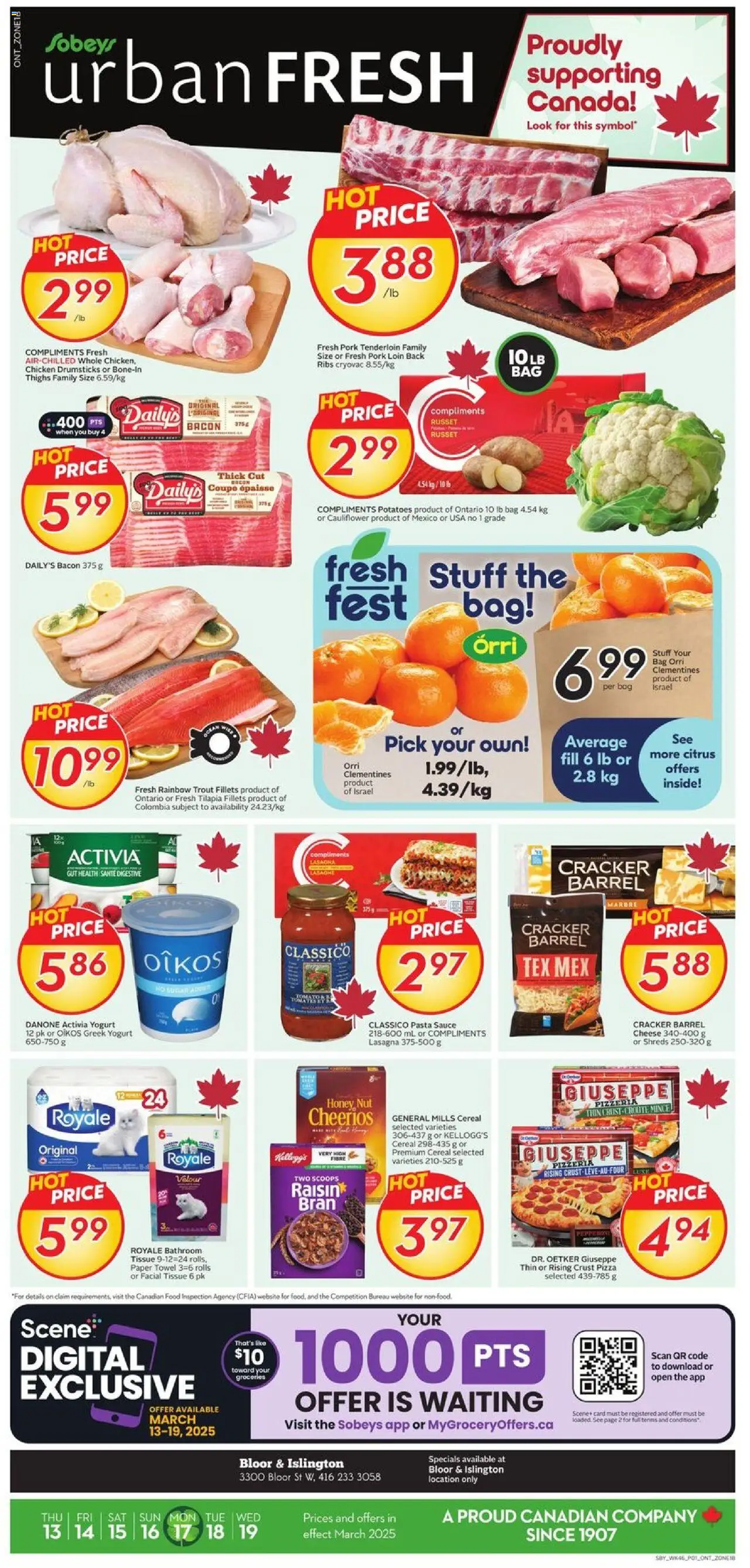 Sobeys flyer valid from Mar 13, 2025 - page number 1